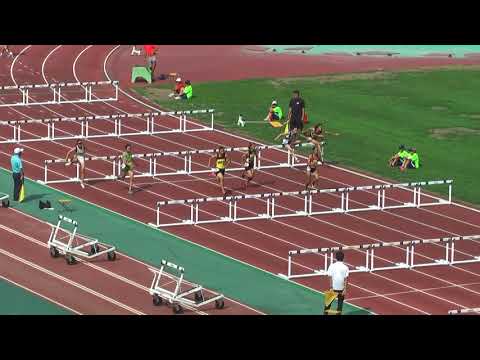 H29　千葉県ｼﾞｭﾆｱｵﾘﾝﾋﾟｯｸ最終選考　B女子100mH　決勝