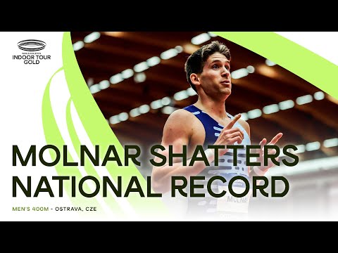 Molnar storms to 400m world lead in Ostrava | World Indoor Tour 2025