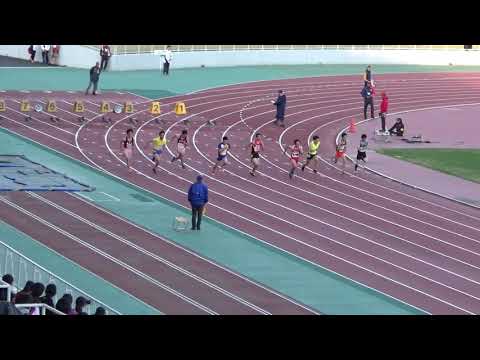 2019 第1回県記録会 高校・一般男子100mタイムレース8組
