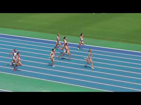 2018年度 近畿高校ユース陸上 1年女子100m決勝(-0.3)
