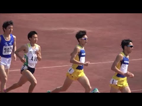 第27回群馬大学競技会2018.4.1 男子1500m1組
