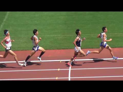 2016中国五県対抗・男子800mタイムレース決勝4組