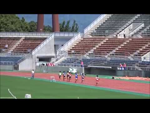 愛媛県高校陸上新人大会2017中予地区予選・男子800m予選2組、1着：森聖也（松山南高）2分04秒34