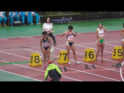 2017京都ジュニア陸上　女子100mH決勝