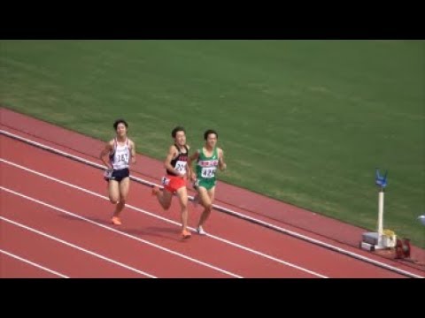 群馬県高校新人陸上2017 男子1500m予選4組