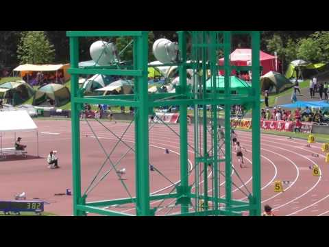 女子4×100mR準決勝3組_第70回北海道高校陸上競技選手権20170614