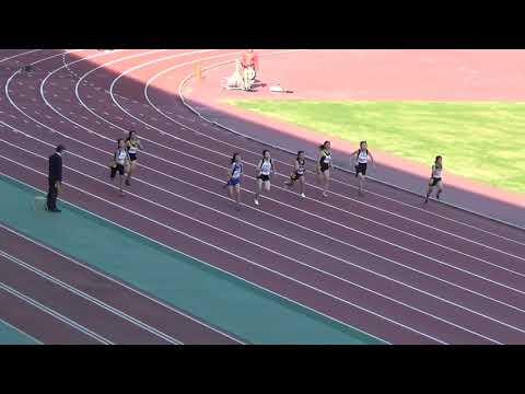 2019 第1回県記録会 中学女子100mタイムレース4組