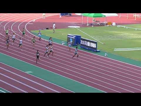 H30　三重インターハイ　男子4x100mR　予選4組　中京大中京