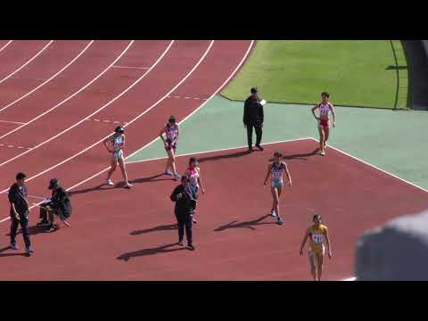 H30　関東高校新人　女子100m　予選1組