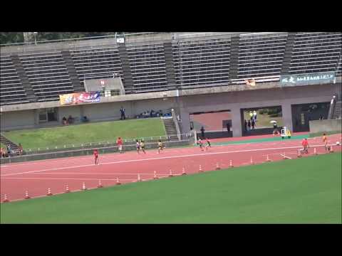 女子A（中学3年）200m予選2組目、矢野千寿（大方中）29秒19　～ジュニアオリンピック陸上　高知県選考会～