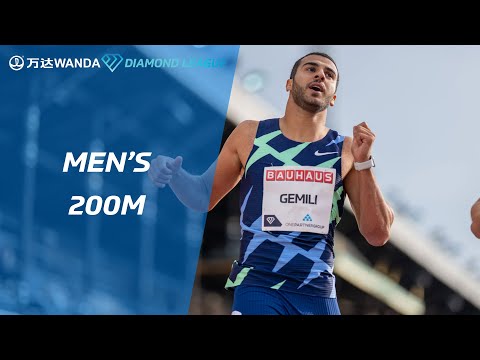 Adam Gemili runs the 200m in Stockholm - Wanda Diamond League