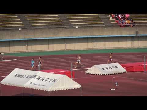 平成29年度 全国高校陸上北九州地区大会 男子4x400mR 予選2組