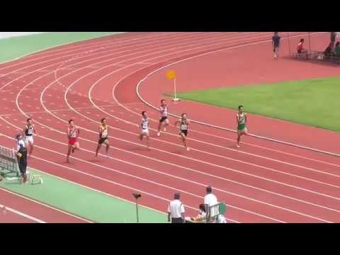 2015 関東選手権 陸上 男子 Men&#039;s 200m 予選3組 Heat 3