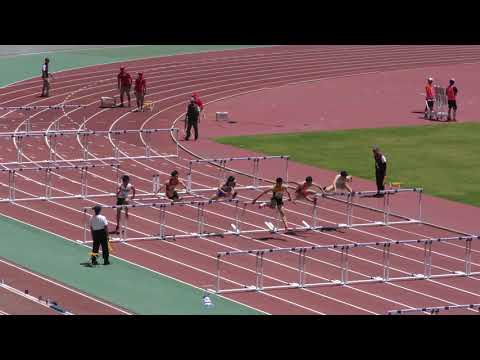 男子110mH 予選1組　北関東 R01