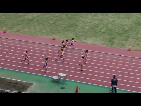 2018 第1回県記録会 高校一般女子100m6組