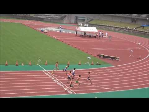 男子A（中学3年）100m　予選3組　～ジュニアオリンピック陸上　高知県選考会～