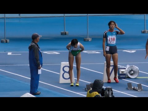 A女子100mH予選5組　ジュニアオリンピックR01