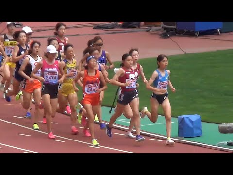 決勝 U20 女子5000m 日本選手権陸上2024