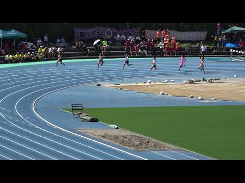 20180916101122県高校新人大会女200ｍ予選5組 夏田みなみ