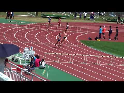 2017 茨城県高校新人陸上 県南地区女子400mH予選2組