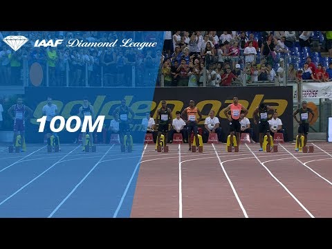 Ronnie Baker Wins Men&#039;s 100m - IAAF Diamond League Rome 2018