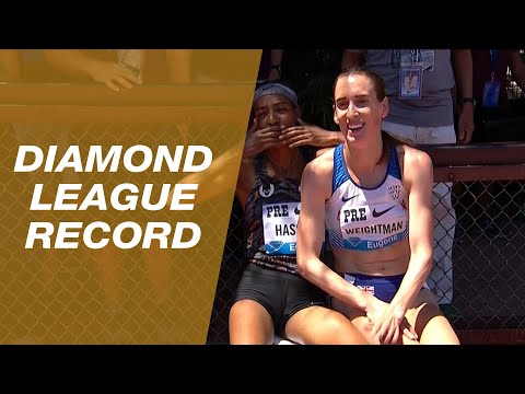Sifan Hassan sets a 3000m Diamond League Record in Stanford - IAAF Diamond League 2019