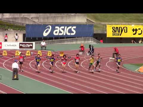 2015 布勢スプリント 男子100m 第1レース 6組