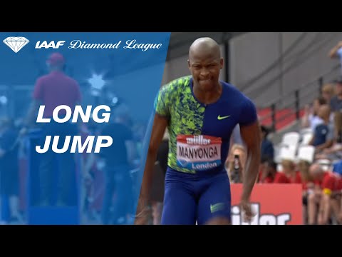 Manyonga soars to a long jump victory in London - IAAF Diamond League 2019