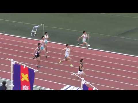 H30　六大学対校　男子100m　オープン1組