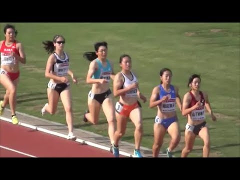 日本陸上混成競技2018 女子七種 800m1組