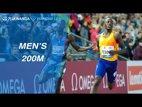 Young sprinting star Letsile Tebogo wins the 200m in Lausanne - Wanda Diamond League