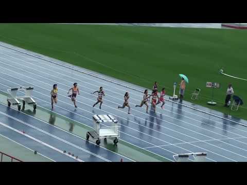 2017 茨城県選手権陸上 女子100m準決勝2組