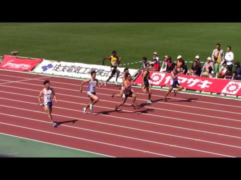 2017布勢スプリント男子100m第2レース１