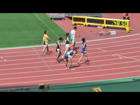 H28　関カレ　2部　男子400m　予選3組