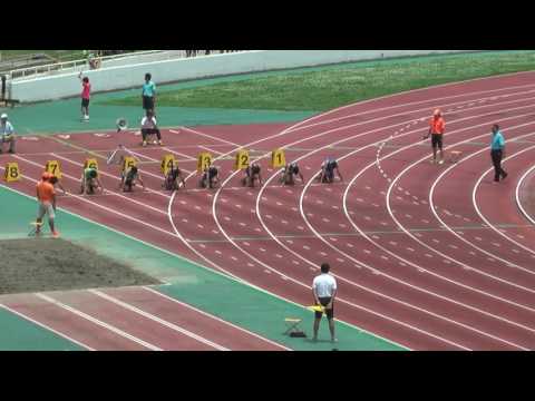 H29　千葉県　中学通信陸上　1年男子100m　準決勝3組