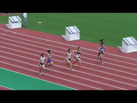 第59回東海陸上競技選手権大会　女子100m　予選第4組　2016/8/28