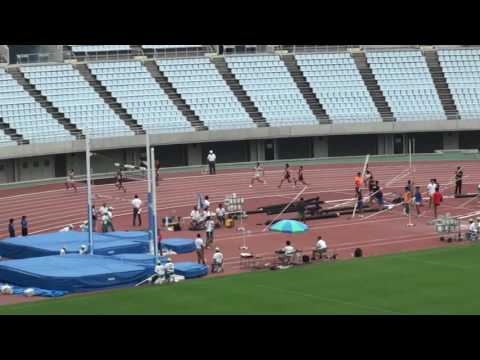 2017年 大阪陸上選手権 オープン男子200m 2組