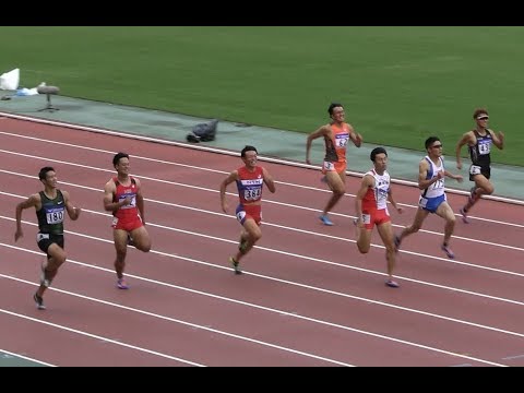 男子200m決勝 ★全日本実業団陸上 2019.9
