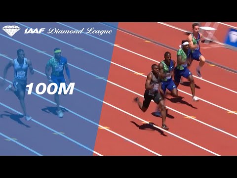 Christian Coleman posts a world lead in the 100m sprint in Stanford - IAAF Diamond League 2019