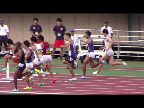 2016学生個人選手権男子110mH決勝山本