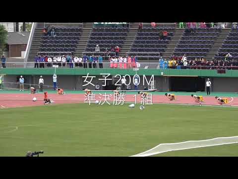 2019.6.15 南九州大会 女子200m 準決勝