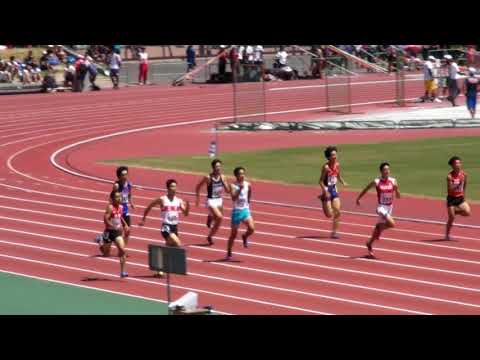 20180812 第73回大阪高等学校総合体育大会 男子 2年 200m 予選 3組