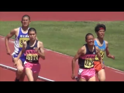 長野県高校総体陸上2017 男子800m決勝
