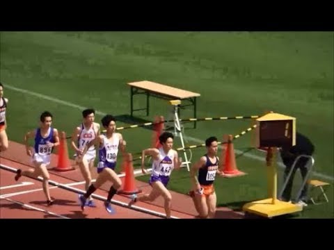 群馬リレーカーニバル2018 男子1500m3組
