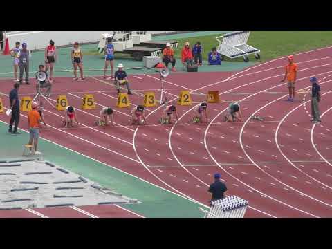 H30　千葉県高校総体　女子100m　予選4組
