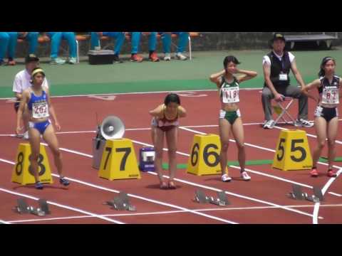 2017近畿IH陸上　女子100m準決勝1～3組