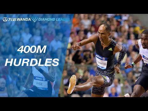 Alison Dos Santos wins 400m Hurdles in Brussels - Wanda Diamond League 2021