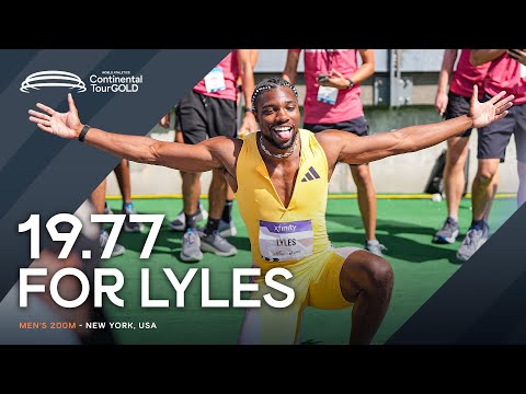 Noah Lyles is unstoppable in the 200m | Continental Tour Gold 2024