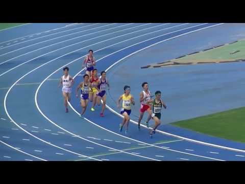 第38回東京都高等学校選抜陸上競技大会・東京都高等学校陸上競技１年生大会 男子1年生 800m ﾀｲﾑﾚｰｽ5組