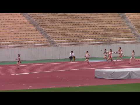 2017 東海学生陸上 女子400m 予選 3